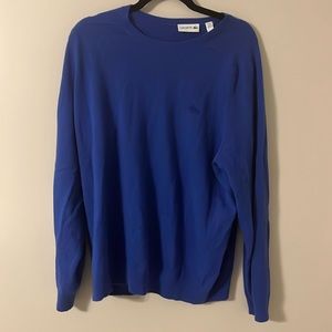 Lacoste Cashmere crew neck sweater size 7 European (XXL) classic timeless